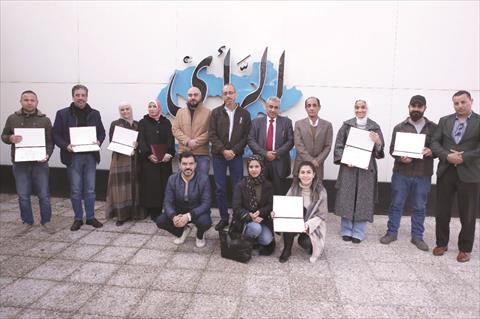 اختتام دورة في «الرأي للتدريب الإعلامي»﻿