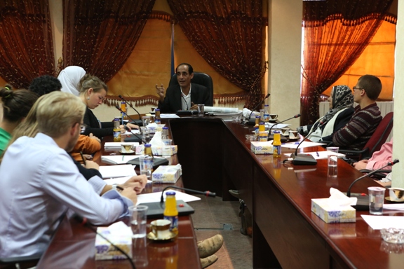 زيارة وفد مركز اللغات / الجامعة الأردنية